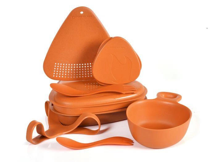 LIGHT MY FIRE Light My Fire Outdoor MealKit 8pcs Set Rusty Orange