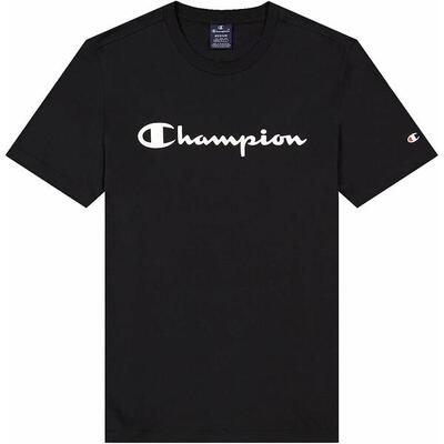 Maglia a Maniche Corte Uomo Champion Crewneck Nero
