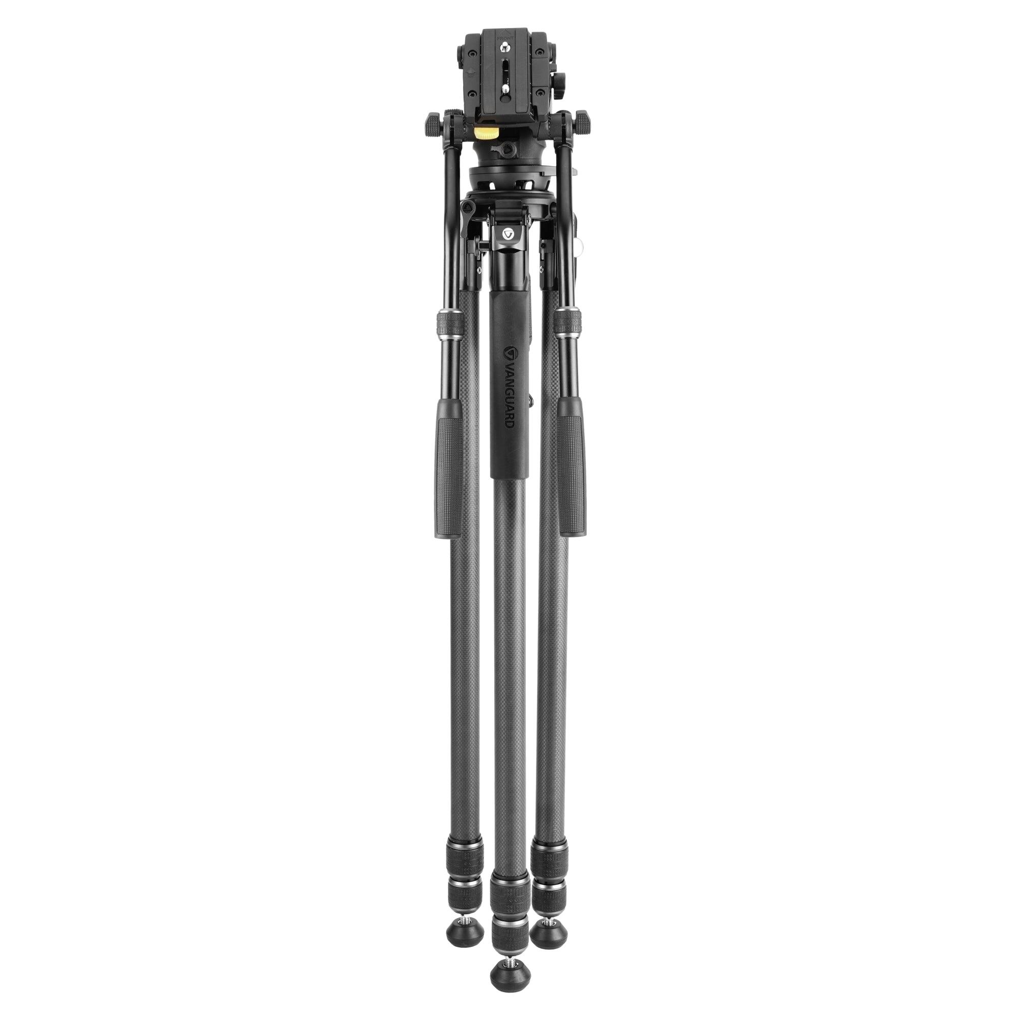 Trípode de vídeo de carbono rótula Veo PV-20 Vanguard Alta Pro 3VRL 303CV20 2/7