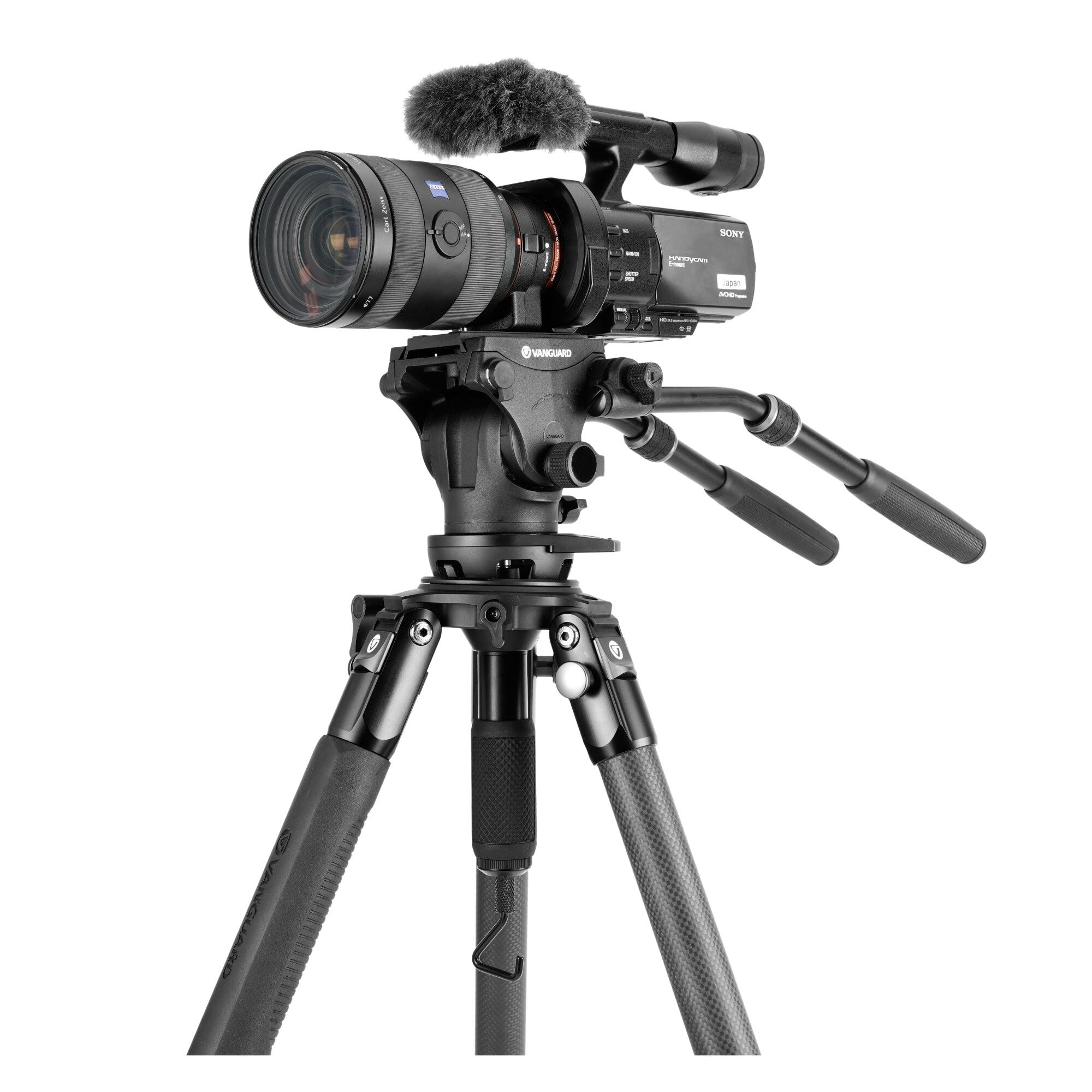 Trípode de vídeo de carbono rótula Veo PV-20 Vanguard Alta Pro 3VRL 303CV20 5/7