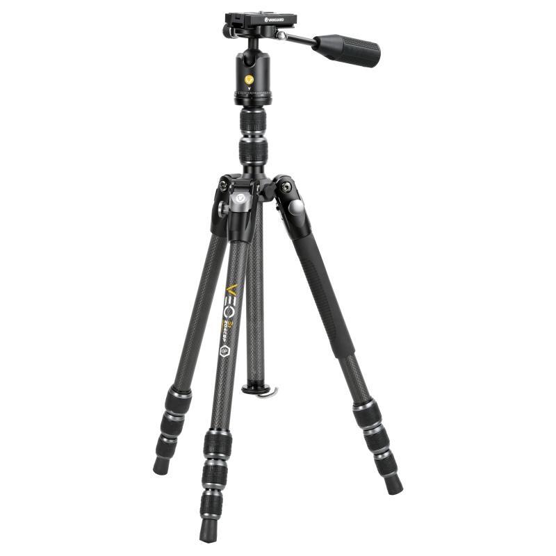 Treppiede da viaggio in carbonio con testa a sfera Vanguard Veo 3T 204CBP 3/7