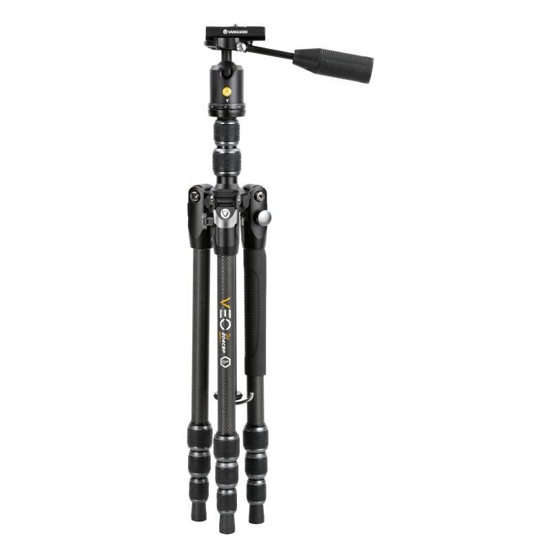 Treppiede da viaggio in carbonio con testa a sfera Vanguard Veo 3T 204CBP 4/7