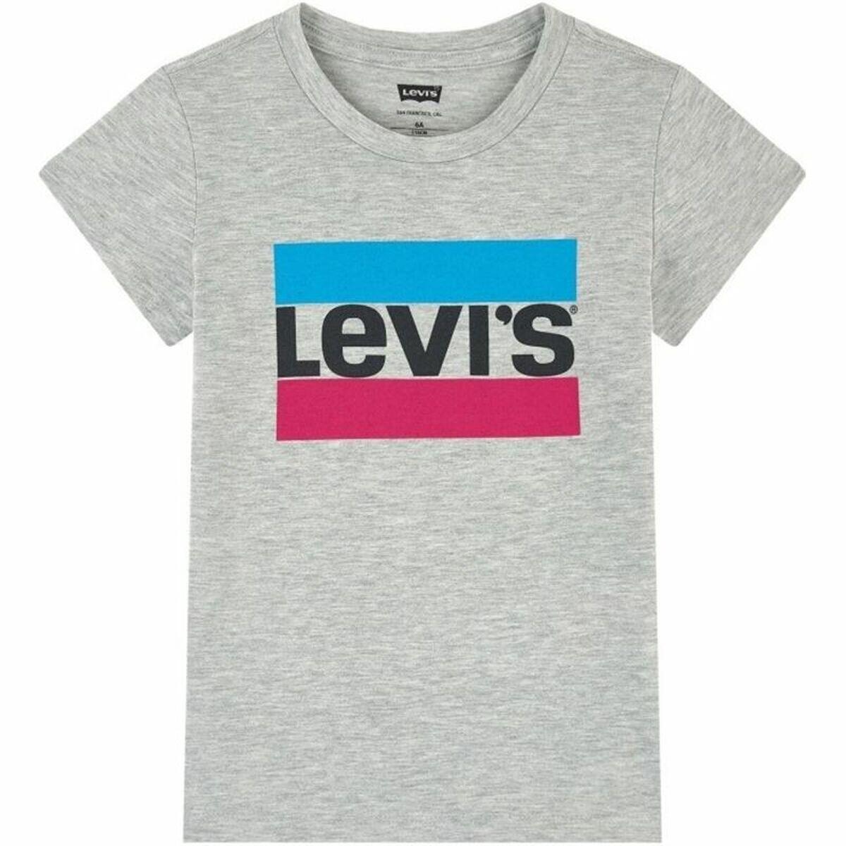 LEVI'S Camisola de Manga Curta Infantil Levi's E4900 Cinzento