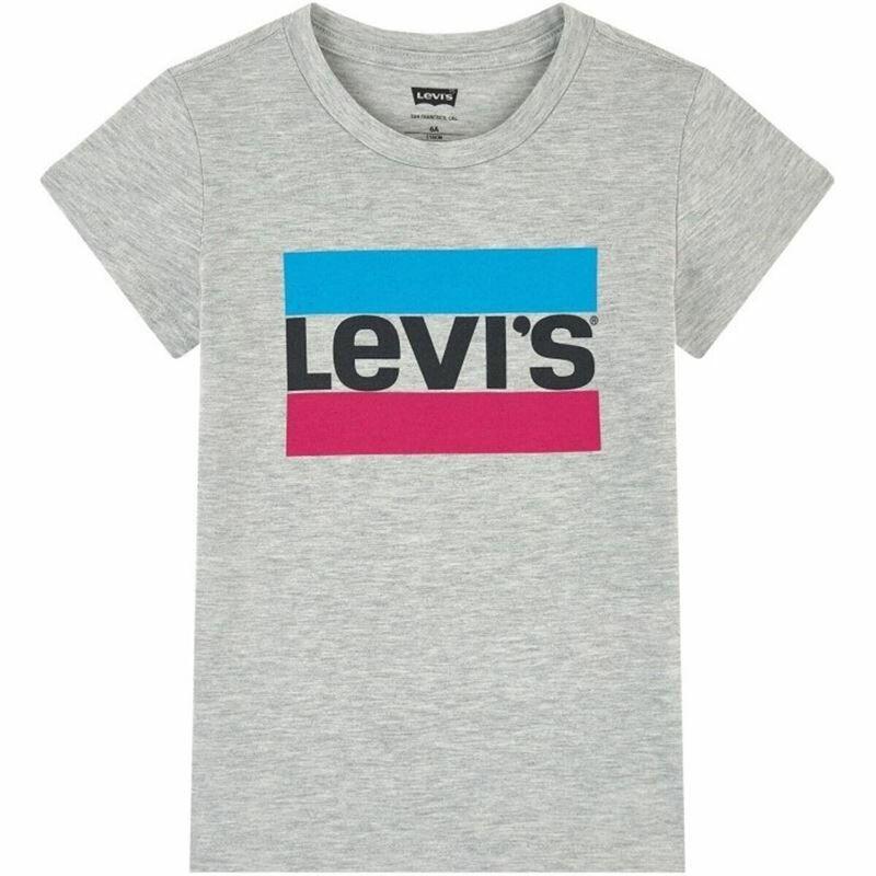 Maglia a Maniche Corte per Bambini Levi's E4900 Grigio