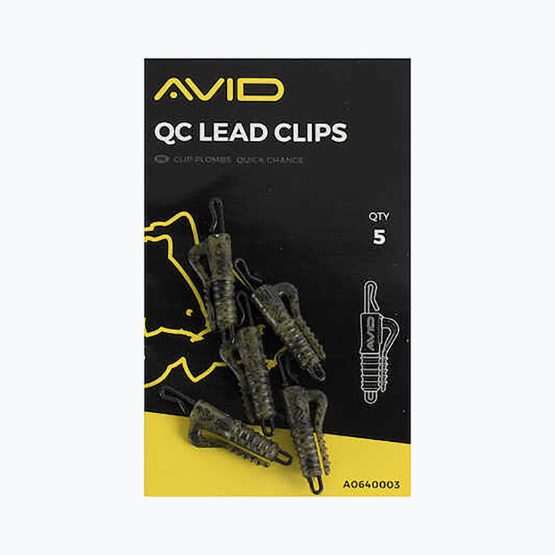 Bezpieczny klips Avid Carp QC Lead Clip 5 szt.