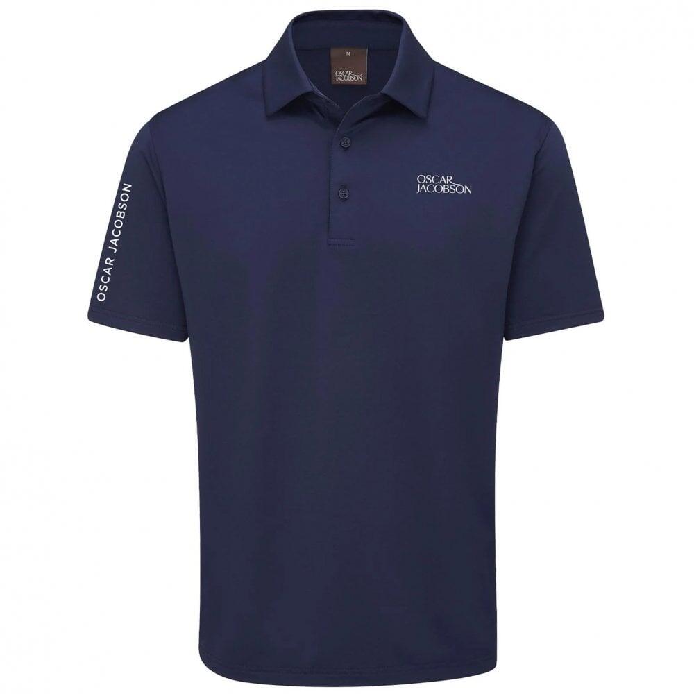OSCAR JACOBSON Oscar Jacobson Bullock Tour Polo - Navy