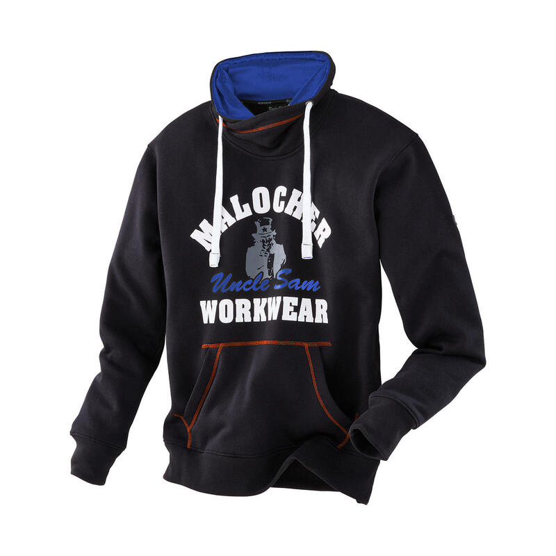 UNCLE SAM Bekleidung Sweatshirt schwarz/marine/orange UNCLE SAM DECATHLON