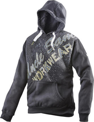 UNCLE SAM vêtements Sweat à capuche homme anthracite/noir