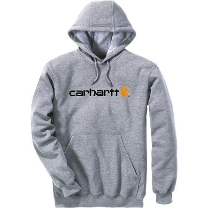 Carhartt Logo Sweatshirt heather grey Gr. S
