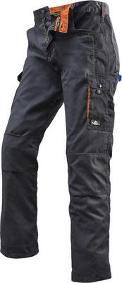 Uncle sam kleding broek zwart/marineblauw/oranje