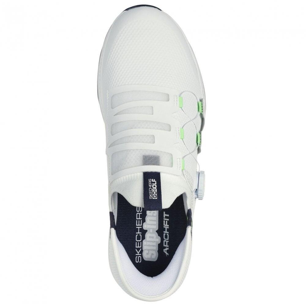 Skechers GO GOLF ELITE 5 SLIP IN Golf Shoes - White/Navy 2/5