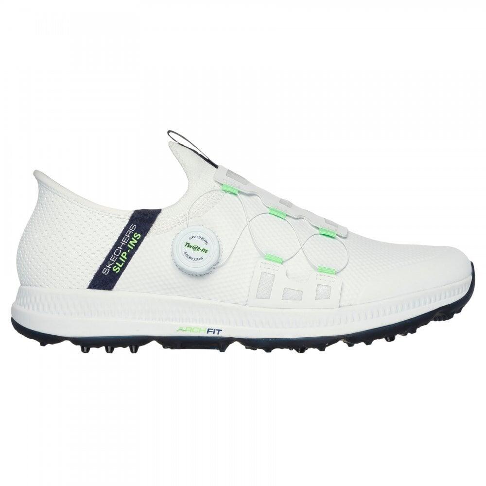 Skechers GO GOLF ELITE 5 SLIP IN Golf Shoes - White/Navy 1/5