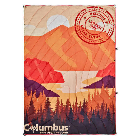 Couverture de Voyage Columbus Grand teton Orange