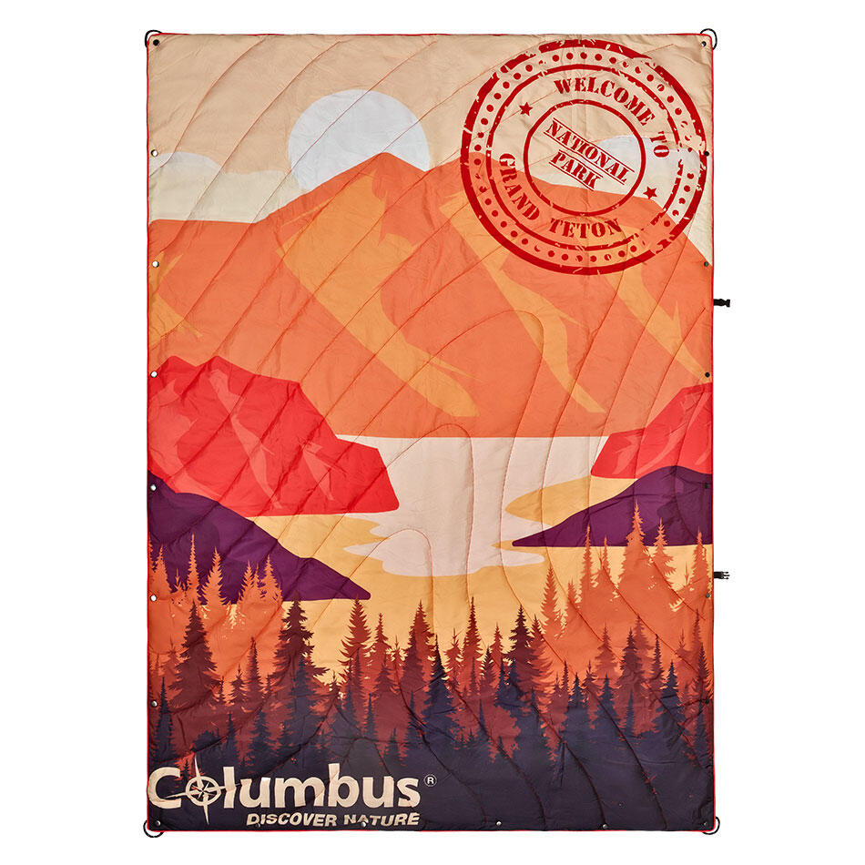 Columbus Outdoor - Couverture De Voyage Columbus Grand Teton Orange - Sac De Couchage - Orange - 200 Cm - Decathlon