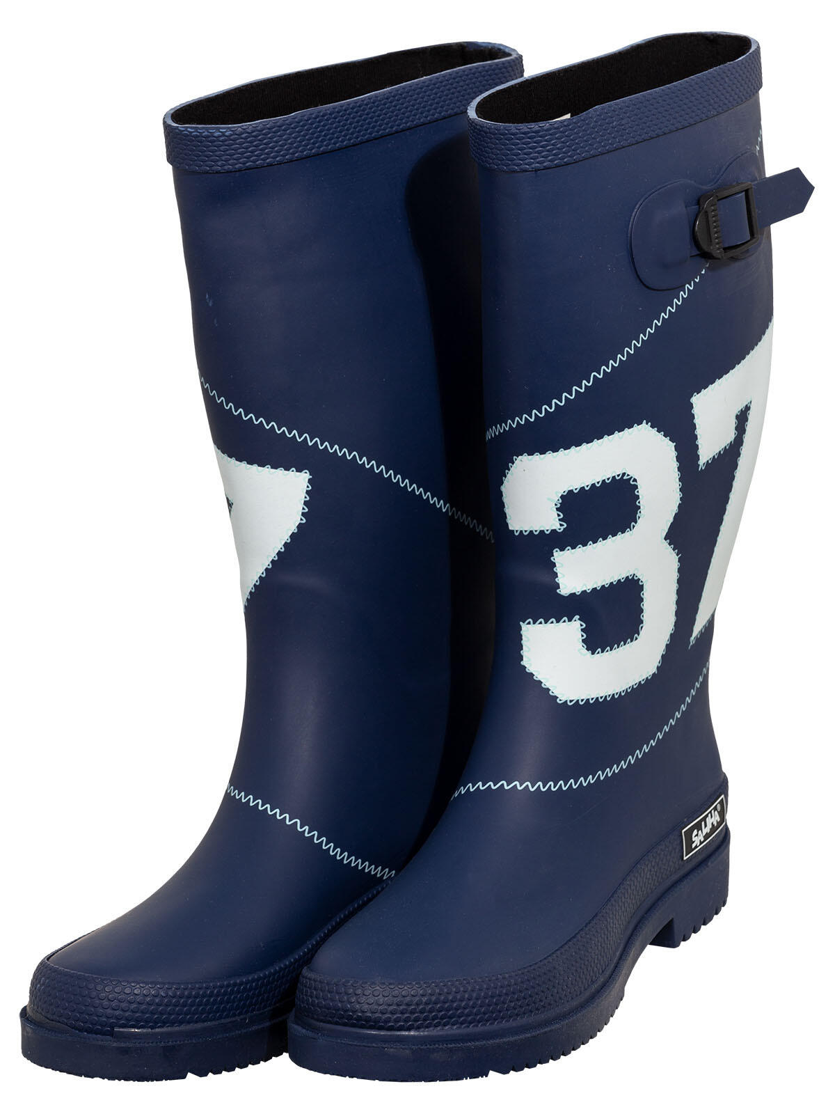 BOCKSTIEGEL botas de lluvia Botas de lluvia Simone, azul oscuro/blanco 5/6
