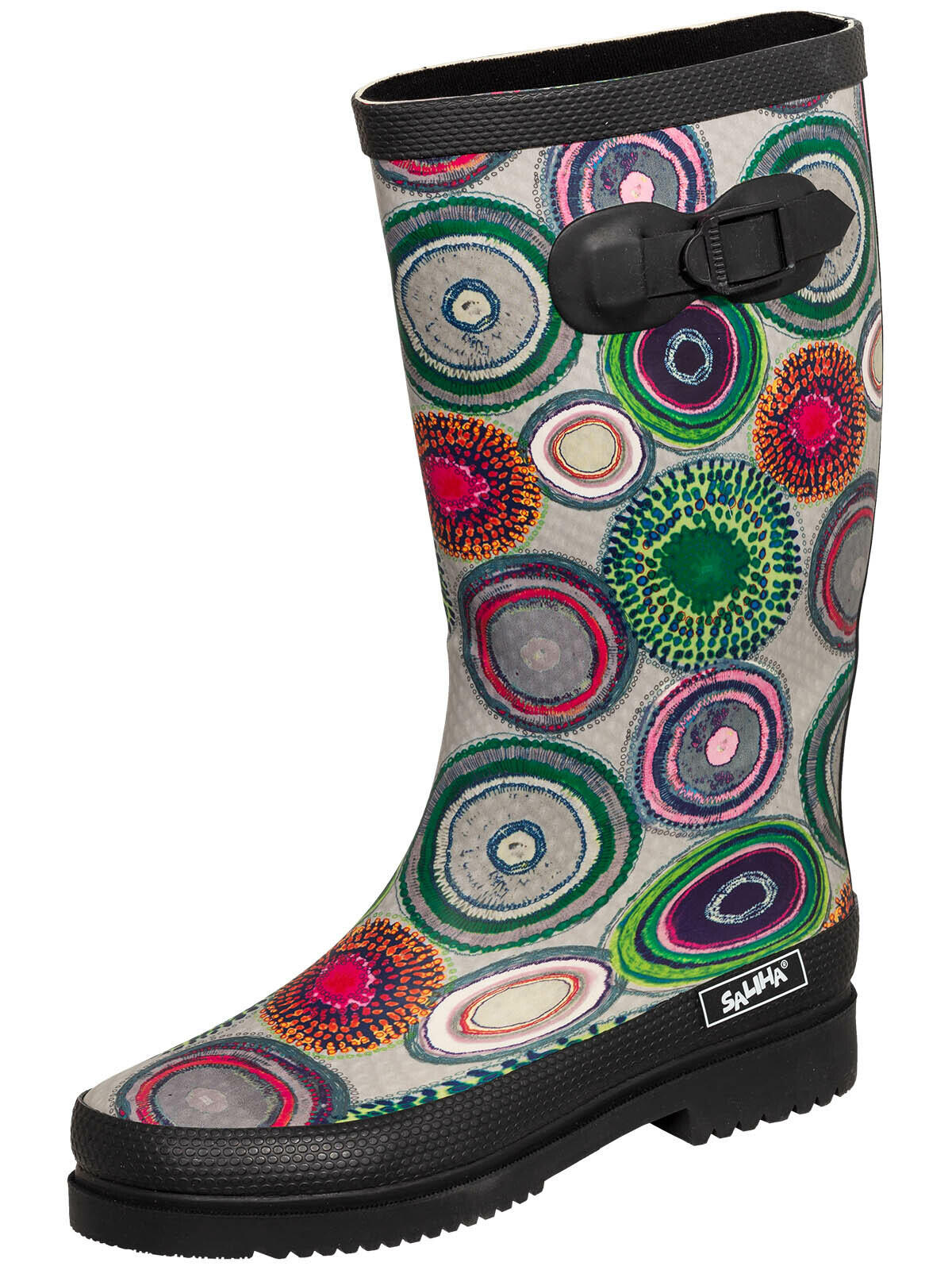 BOCKSTIEGEL botas de lluvia Botas de lluvia Anja, negras/multicolores 7/7