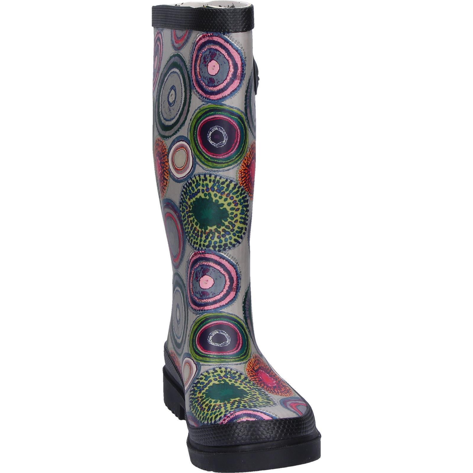 BOCKSTIEGEL botas de lluvia Botas de lluvia Anja, negras/multicolores 3/7
