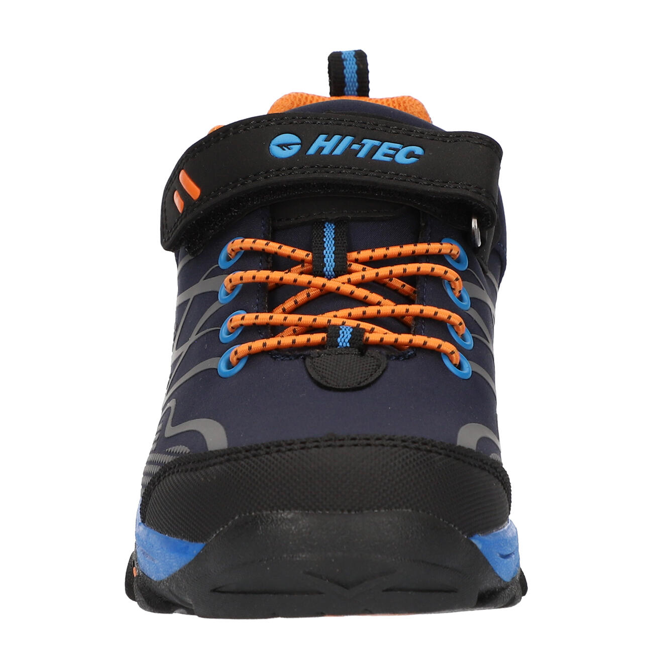 HI-TEC botas de senderismo Hi-Tec Blackout Low Jr azul/naranja 4/5