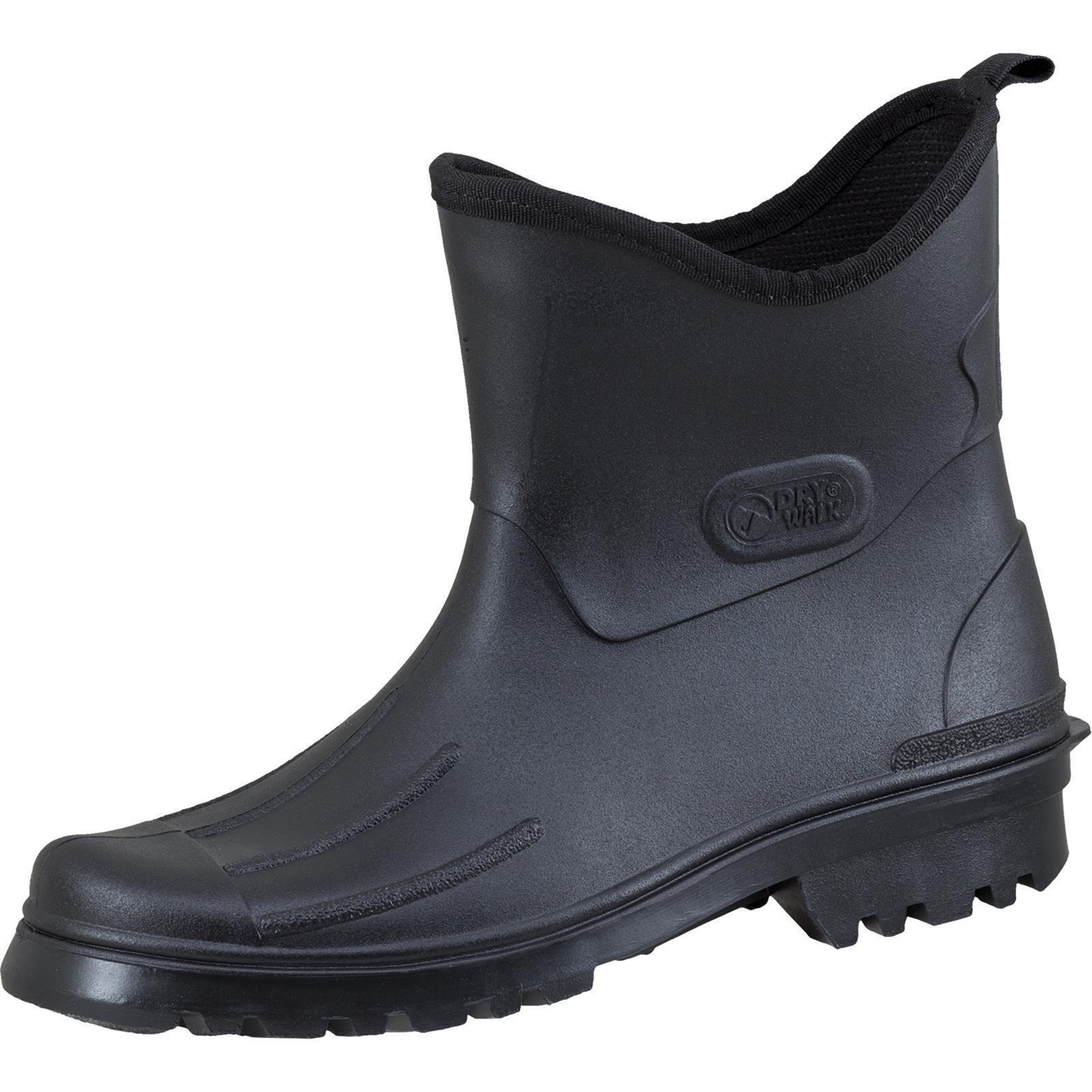 BOCKSTIEGEL Peter Herren-Kurzstiefel schwarz PVC Gr. 37