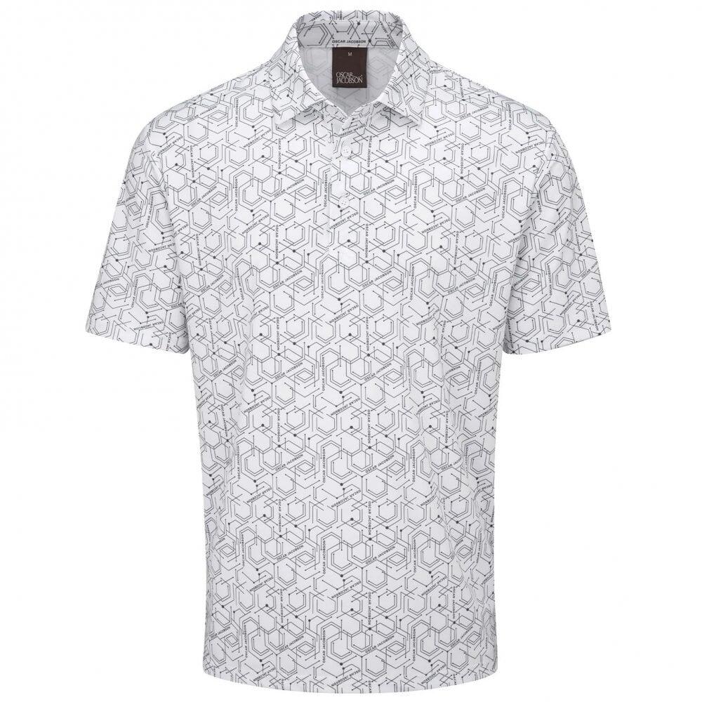 Oscar Jacobson Hollow Polo - White 1/4