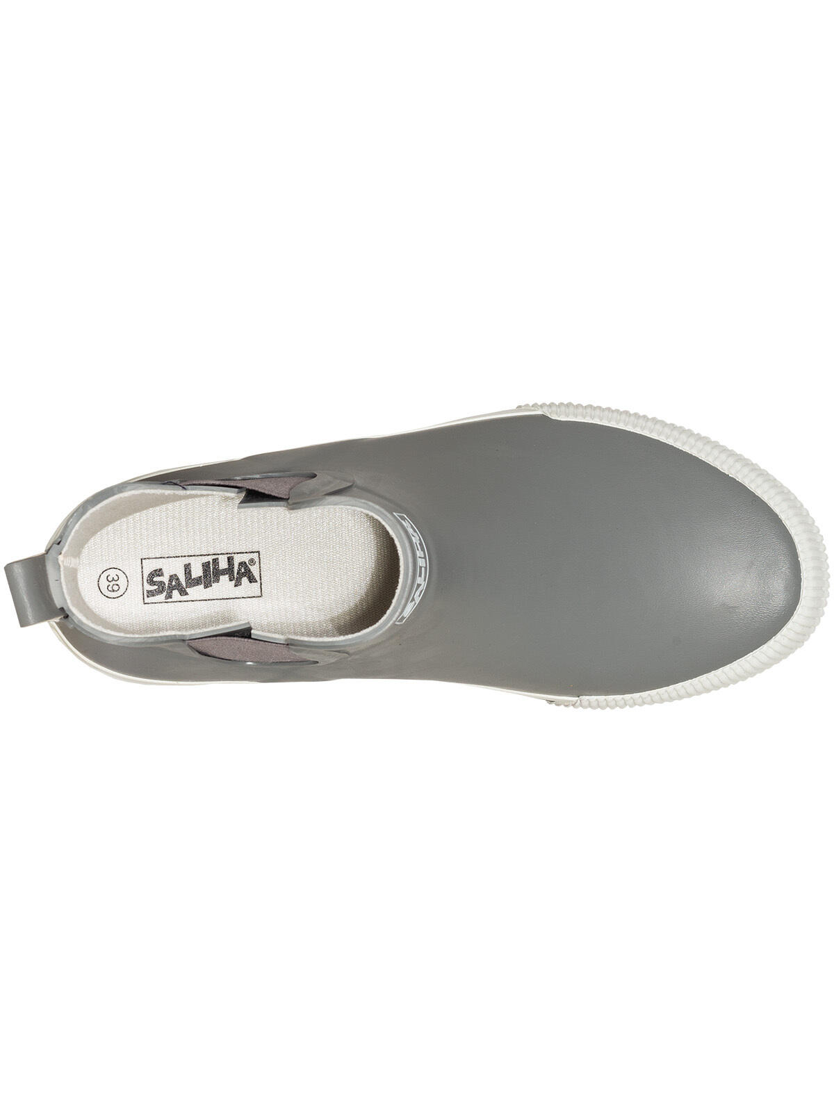 SALIHA Damen-Halbstiefel Momo grau/weiß Gr. 42 5/7