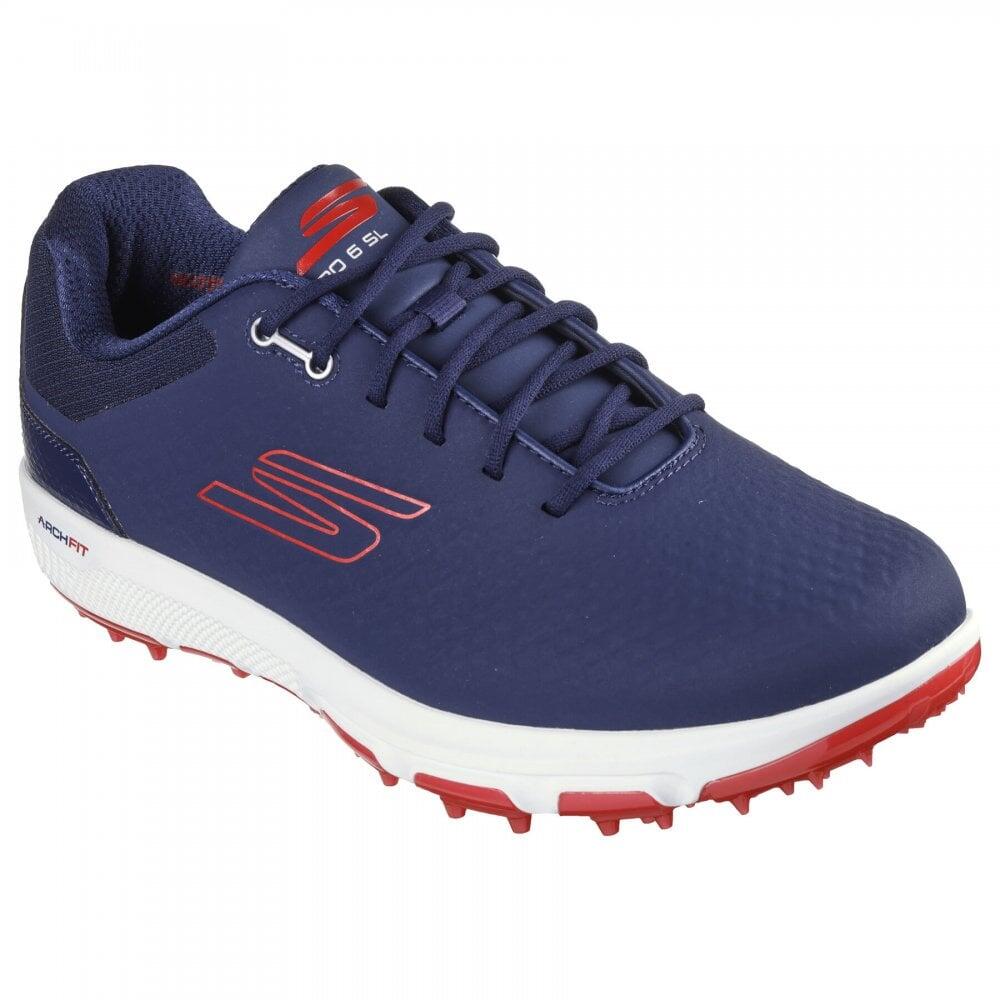 Skechers GO GOLF PRO 6 SL Golf Shoes - Navy/Red 5/5