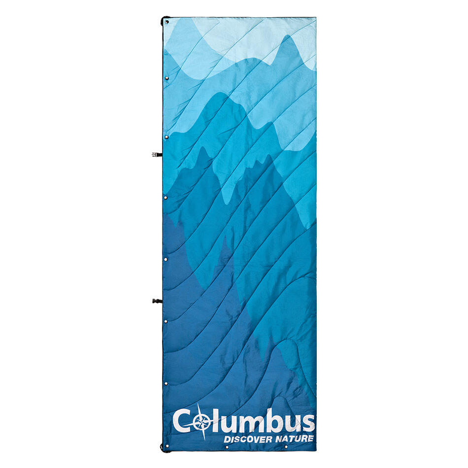 Couverture de Voyage Columbus Waves Dégradé de Bleu 2/7
