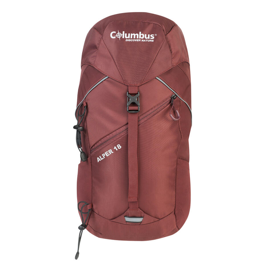 COLUMBUS OUTDOOR Mochila de Senderismo Columbus Alper 18 Borgoña