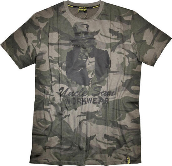 UNCLE SAM vêtements T-shirt camouflage Oncle Sam