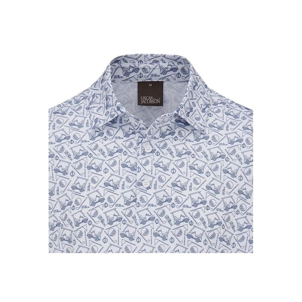 Oscar Jacobson Sonic Polo - White 3/4