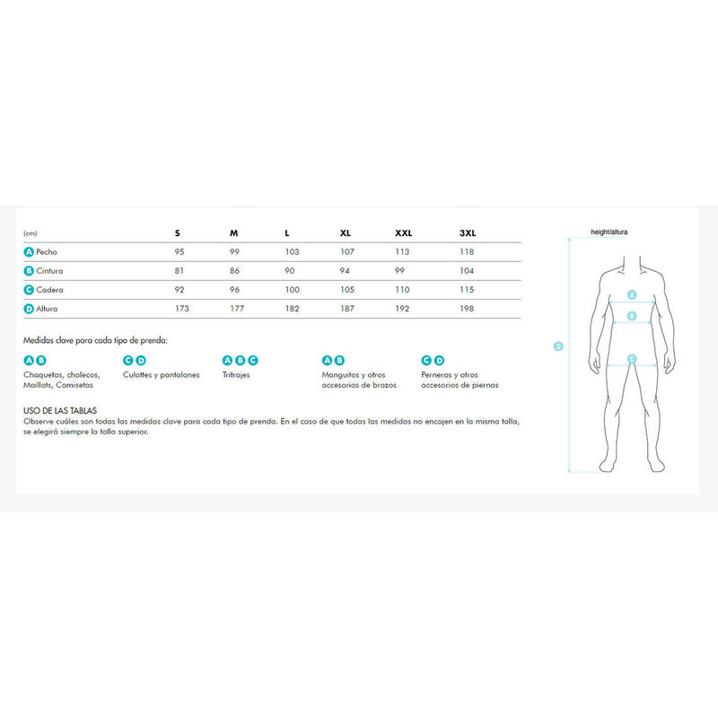 Salopette 3/4 con bretella Spiuk Anatomic