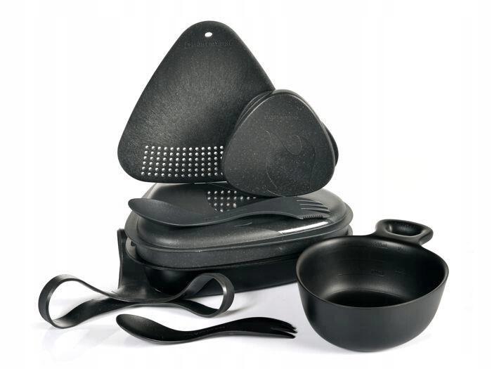 LIGHT MY FIRE Light My Fire Outdoor MealKit 8pcs Set Salty Black