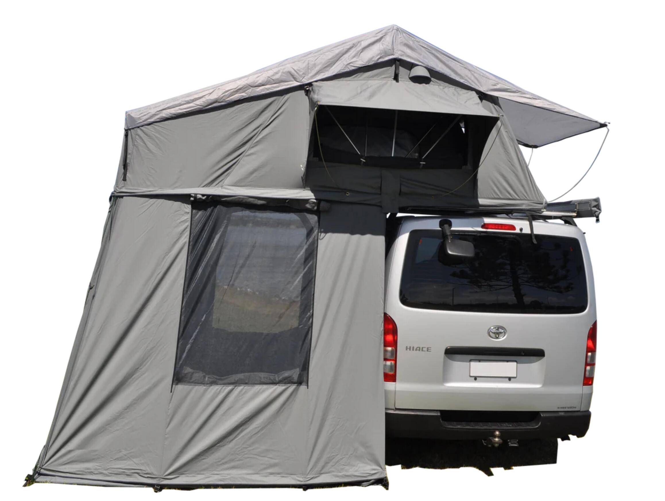VENTURA ROOF TENT Extended Ventura Deluxe 1.4 Roof Top Tent + Annex