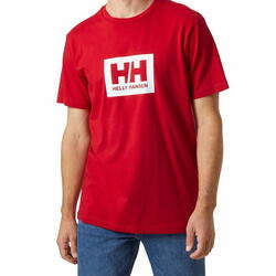 Camiseta de Manga Corta Hombre Helly Hansen 53285 162  Rojo