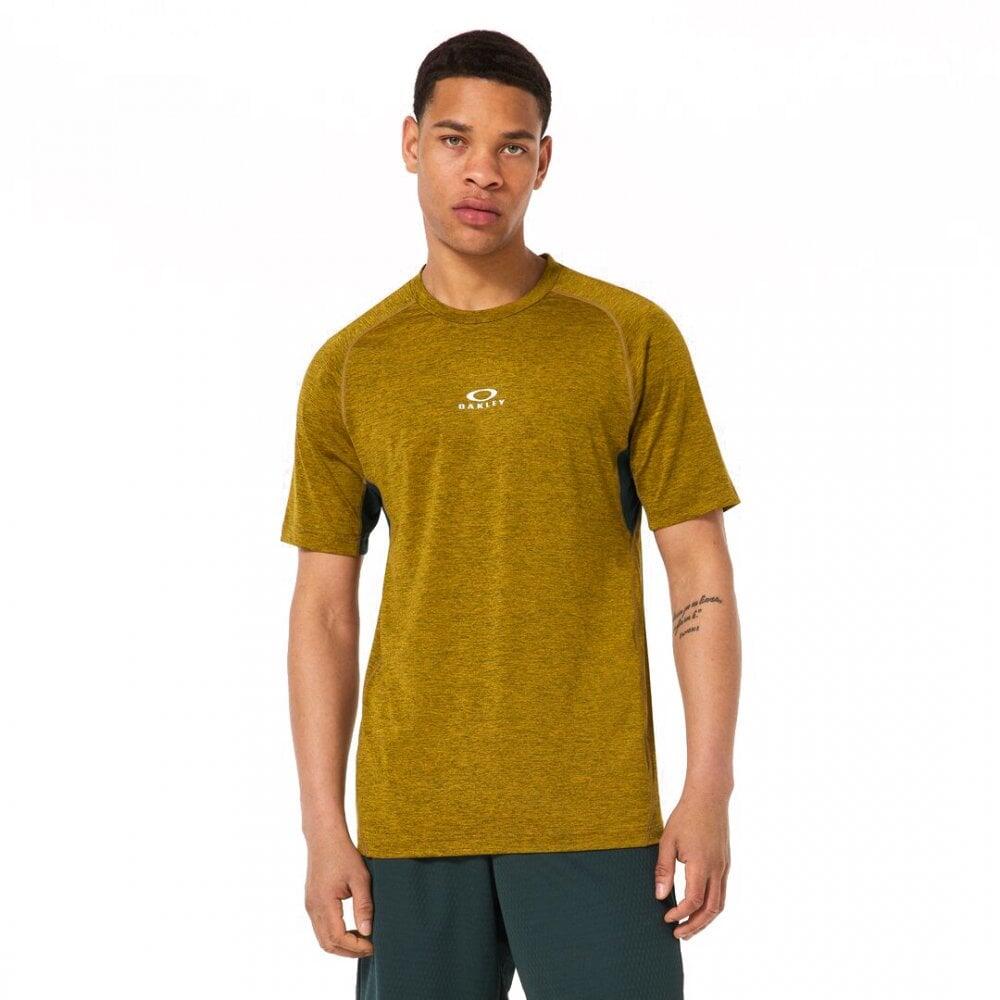 OAKLEY Oakley O FIT RC SS TEE - GREEN/YELLOW HTHR