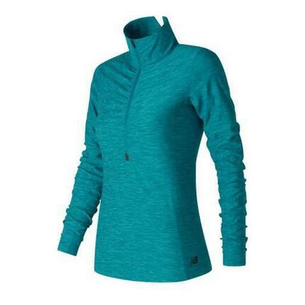 Tee-shirt Manches Longues Femme New Balance WT71102 Vert