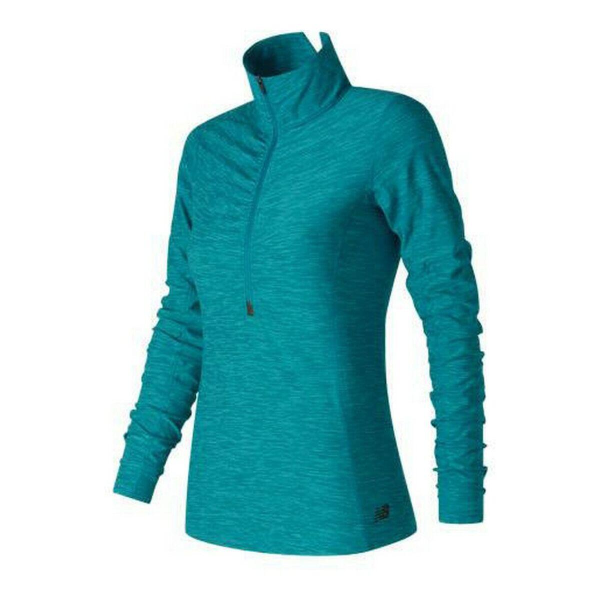 New Balance - Tee-shirt Manches Longues Femme New Balance Wt71102 Vert - T-shirt Manches Courtes - Vert - 36 Xs - Decathlon
