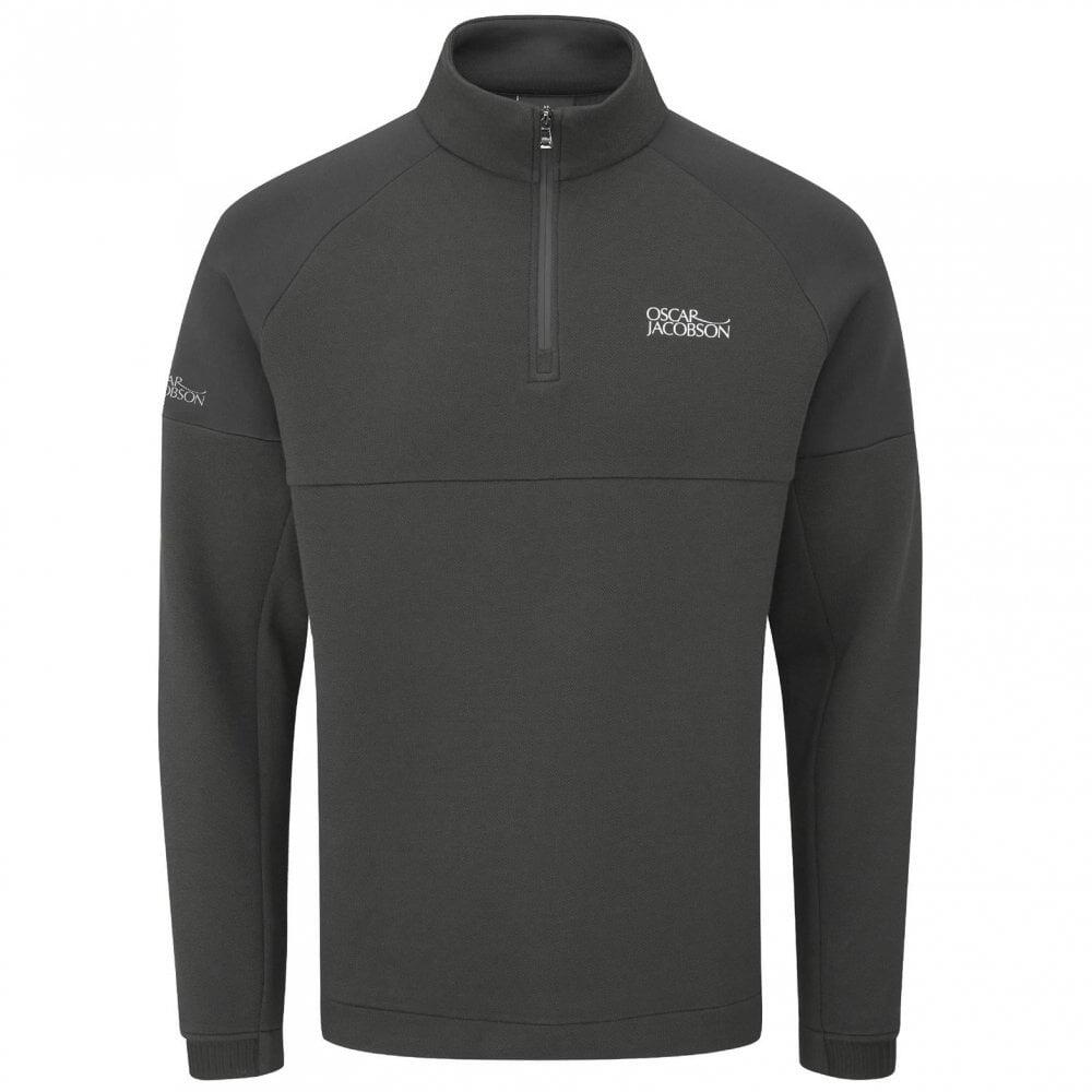 OSCAR JACOBSON Oscar Jacobson Lockhart Tour 1/4 Zip Top - Graphite
