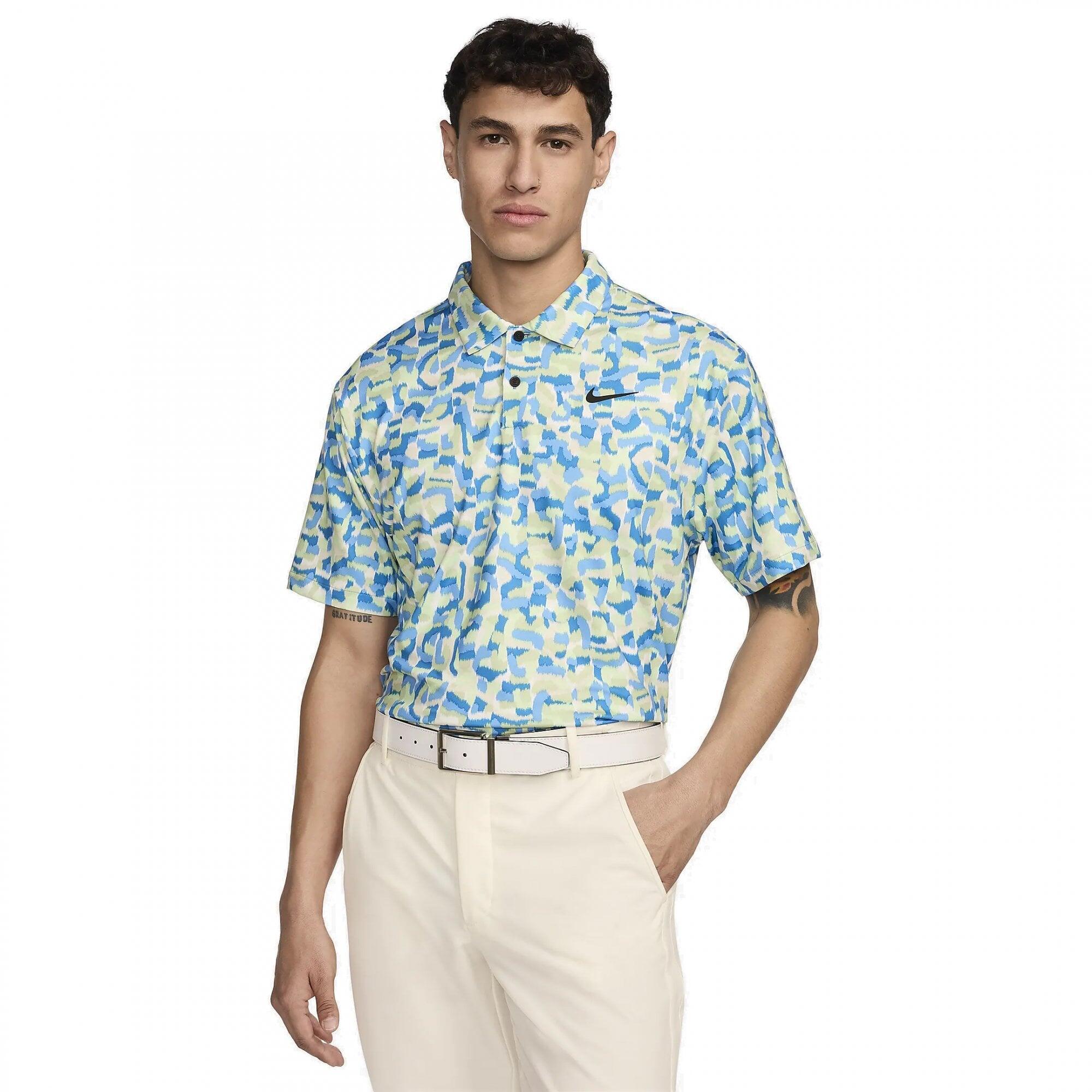 NIKE Nike Tour Polo LT PHOTO BLUE/BLACK