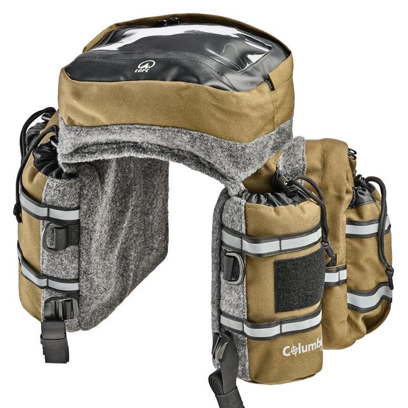 Tbest Sacoche latérale pour moto Sac de selle d'équitation de moto