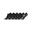 Sosete sub glezna 6PP FASHION NO-SHOW WITH PIQUE FOOTBED - negru barbati