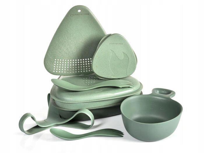 LIGHT MY FIRE Light My Fire Outdoor MealKit 8pcs Set Sandy Green