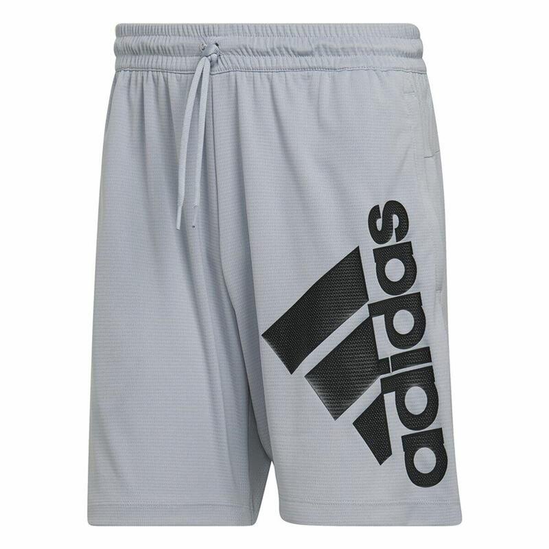 Pantalones Cortos Deportivos para Hombre Fitness Adidas Big Badge Of Sport Gris