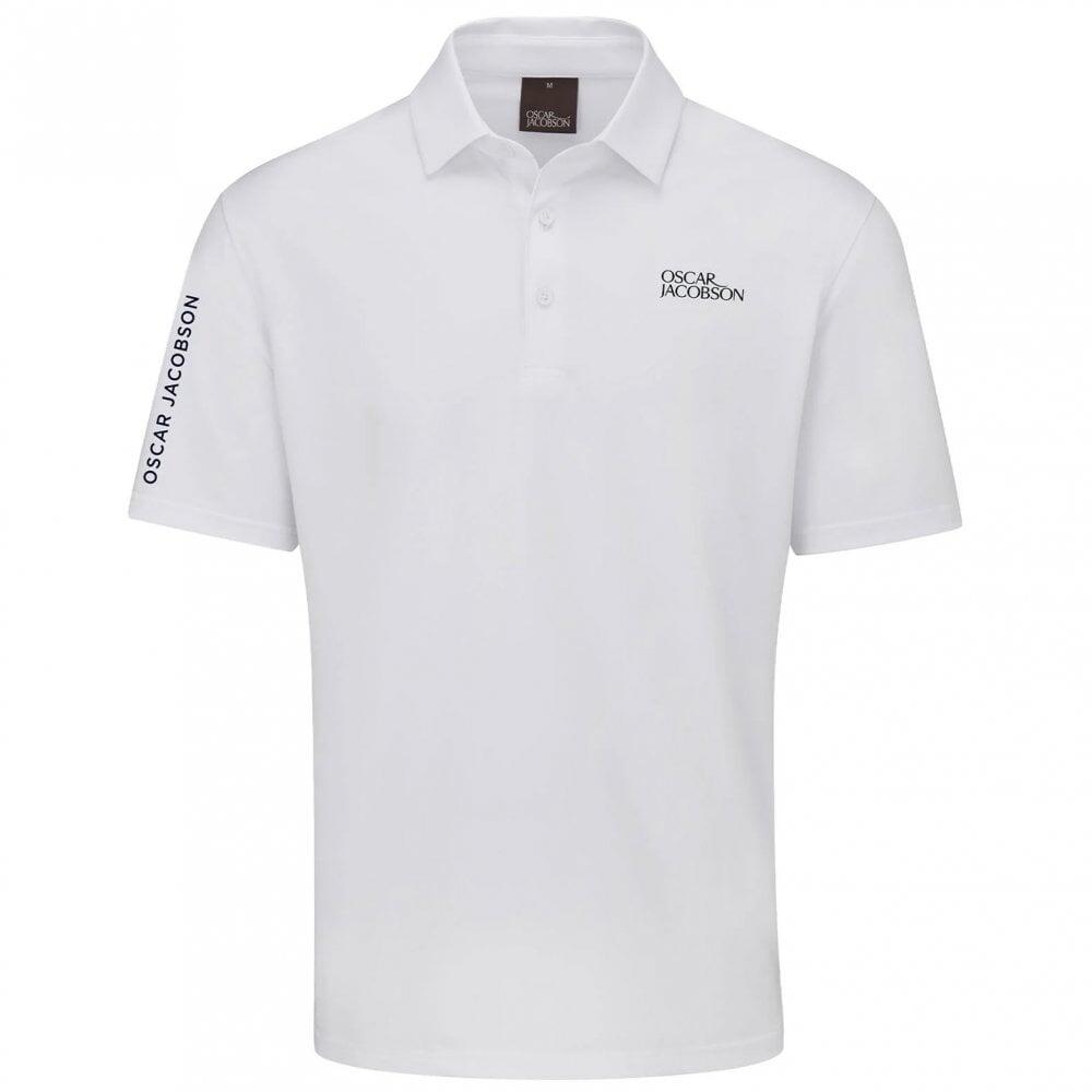 OSCAR JACOBSON Oscar Jacobson Bullock Tour Polo - White