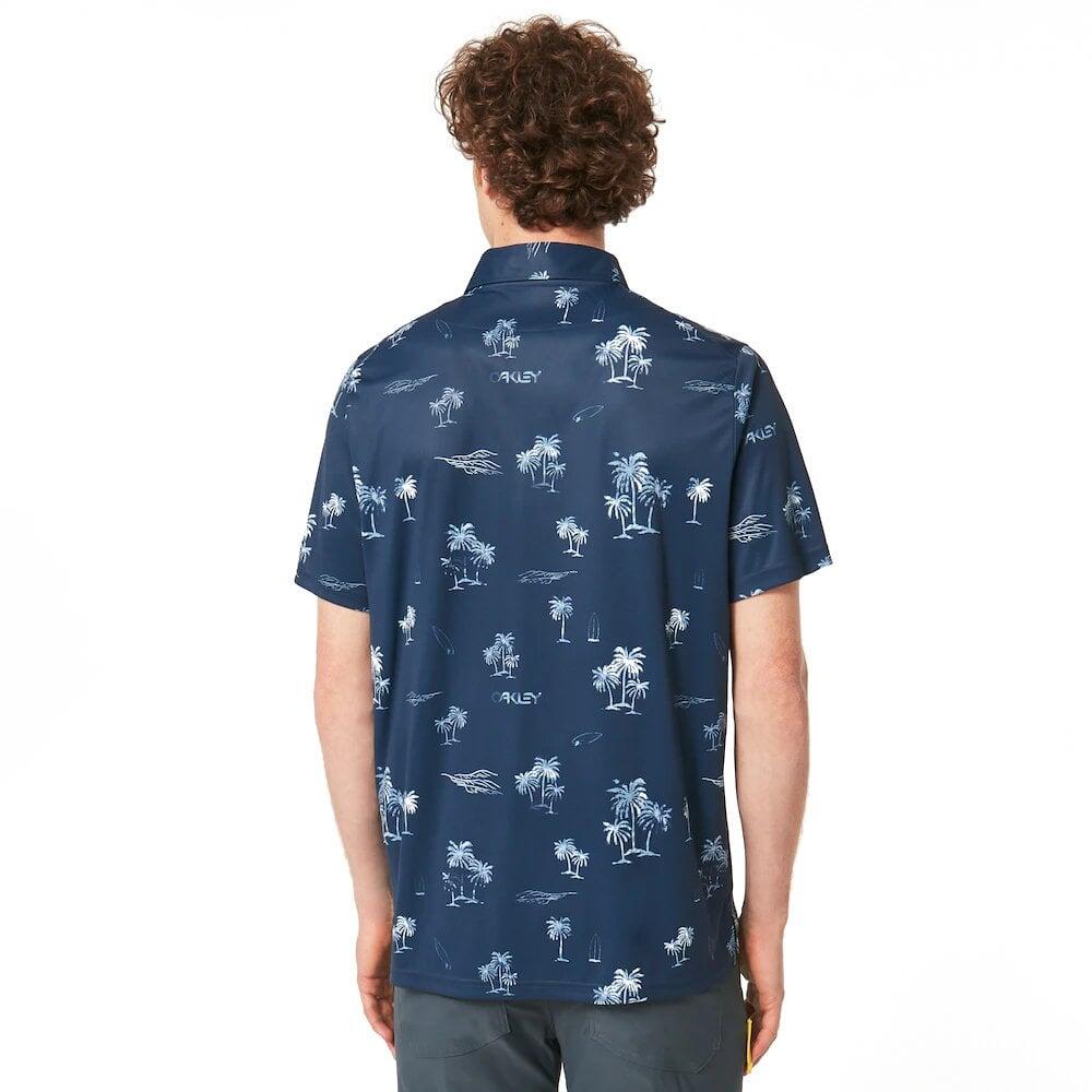 Oakley RC SUN SHADE PRINT POLO SHIRT TEAM NAVY 3/4