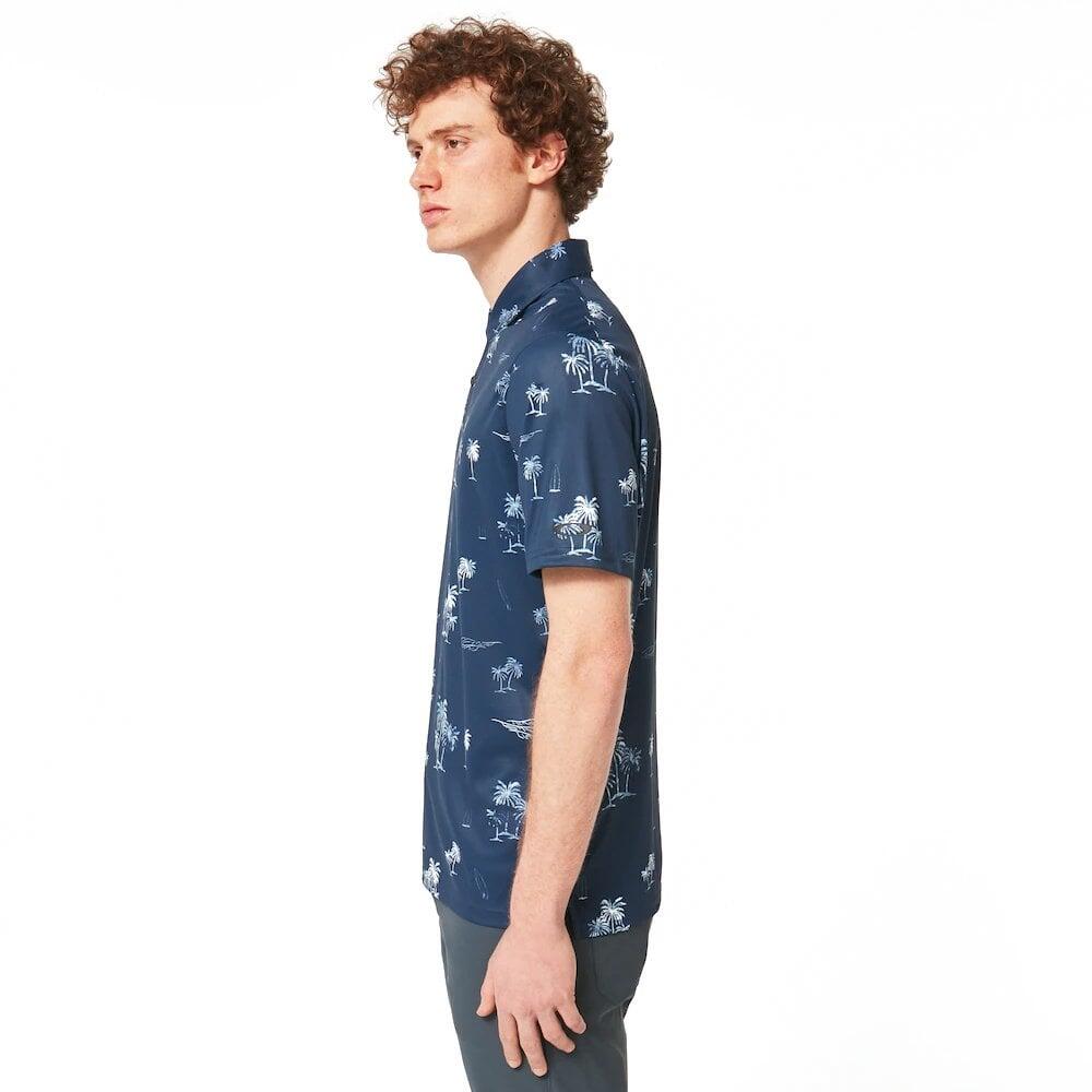 Oakley RC SUN SHADE PRINT POLO SHIRT TEAM NAVY 2/4