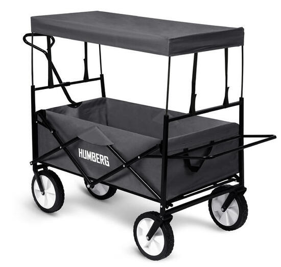 Wózek turystyczny plażowy składany z daszkiem Humberg