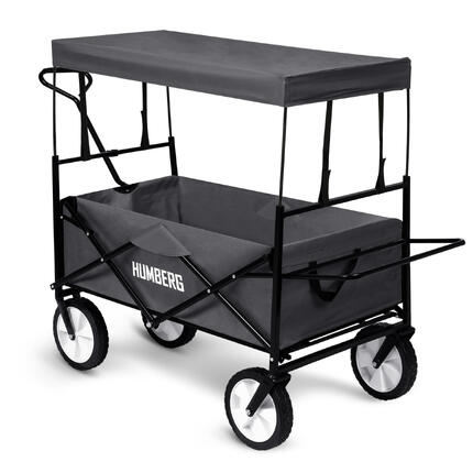 Wózek turystyczny plażowy składany z daszkiem Humberg