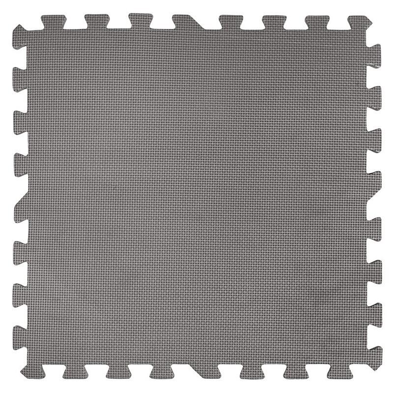 Material protector de fondo color GRIS - 9 piezas 50x50cm espesor 8 mm