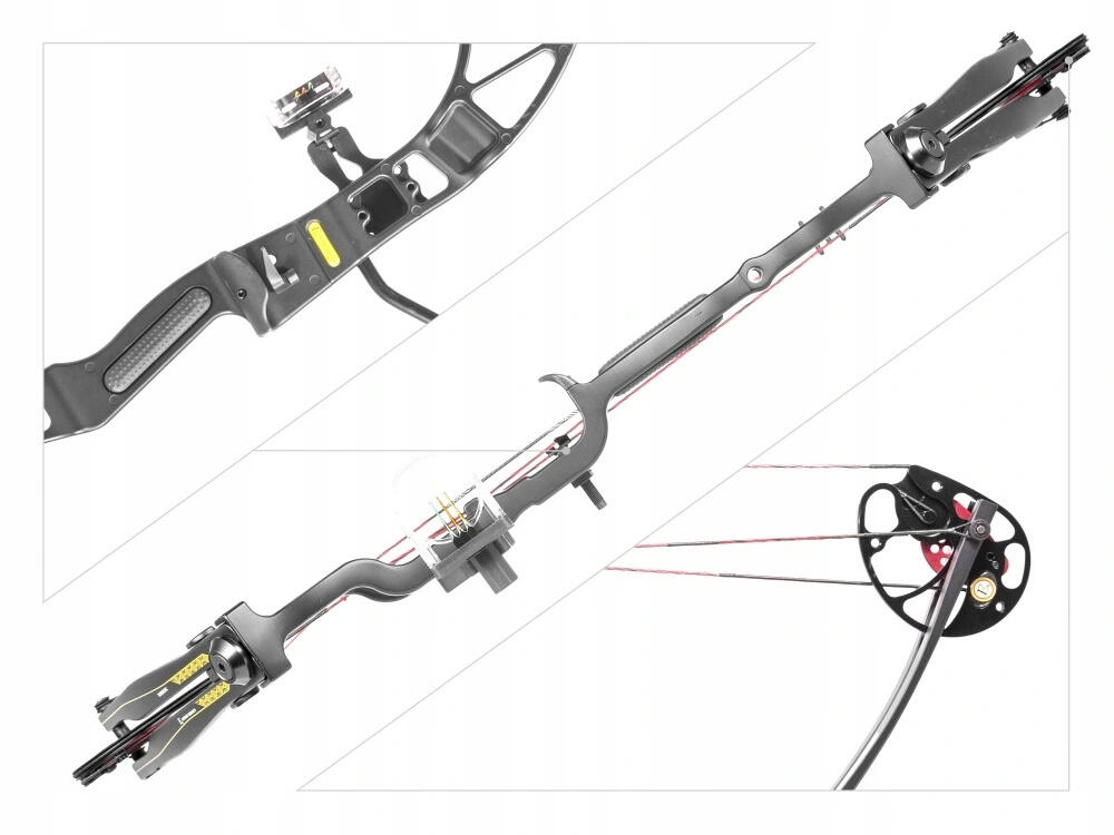 Łuk bloczkowy Rex Quad 15-55 LBS zestaw 2/7